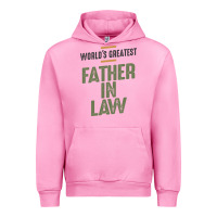 Fuchsia Pink World's Greatest Father-In-Law - Dad and Grandpa Urban Hoodie - artisFamous