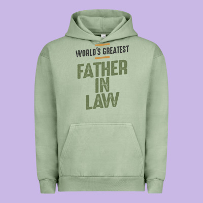 World's Greatest Father-in-law - Dad And Grandpa Urban Hoodie Designed By Artisfamous