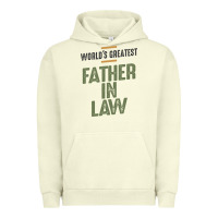 Pigment Pistachio World's Greatest Father-In-Law - Dad and Grandpa Urban Hoodie - artisFamous
