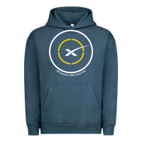 Pigment Midnight Navy spacex drone ship Urban Hoodie - artisFamous