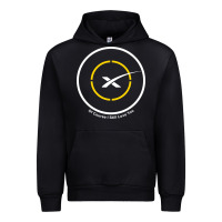 Black spacex drone ship Urban Hoodie - artisFamous