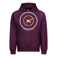 Mauve Wine spacex drone ship Urban Hoodie - artisFamous