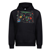 Black Contemporary Miro Urban Hoodie - artisFamous