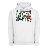 Pigment Lunar Rock Contemporary Miro Urban Hoodie - artisFamous