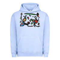 Pigment Grape Ice Contemporary Miro Urban Hoodie - artisFamous