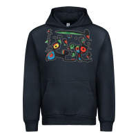 Navy Contemporary Miro Urban Hoodie - artisFamous