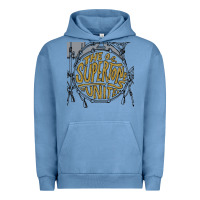 Pigment Pebble Blue the oc supertones Urban Hoodie - artisFamous