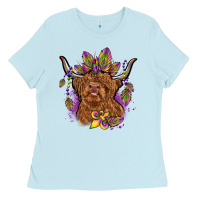 Mardi Gras Cow Ladies Tee | Teevron