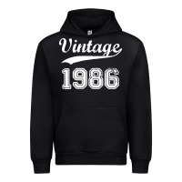 Black vintage 1986 Urban Hoodie - artisFamous