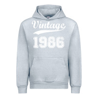 Heather Grey vintage 1986 Urban Hoodie - artisFamous