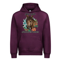 Mauve Wine Just A Girl Who Loves Horses Urban Hoodie - artisFamous
