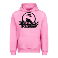 Fuchsia Pink desorden publico Urban Hoodie - artisFamous