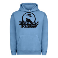 Pigment Pebble Blue desorden publico Urban Hoodie - artisFamous