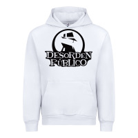 White desorden publico Urban Hoodie - artisFamous