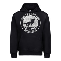 Black fantastic mr fox wolf canis mountain Urban Hoodie - artisFamous