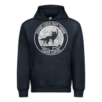 Navy fantastic mr fox wolf canis mountain Urban Hoodie - artisFamous