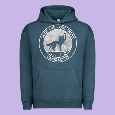 Fantastic Mr Fox Wolf Canis Mountain Urban Hoodie Designed By Artisfamous