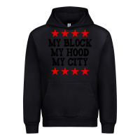 Black my block my hood my city Urban Hoodie - artisFamous