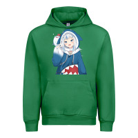 Emerald Smile Beautiful Gawr Gura Urban Hoodie - artisFamous