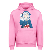 Fuchsia Pink Smile Beautiful Gawr Gura Urban Hoodie - artisFamous
