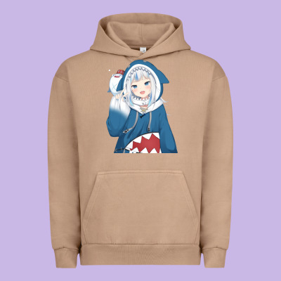 Smile Beautiful Gawr Gura Urban Hoodie Designed By Artisfamous