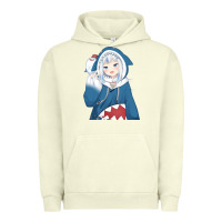 Pigment Pistachio Smile Beautiful Gawr Gura Urban Hoodie - artisFamous