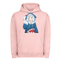 Pigment Salmon Smile Beautiful Gawr Gura Urban Hoodie - artisFamous