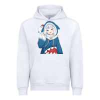 White Smile Beautiful Gawr Gura Urban Hoodie - artisFamous