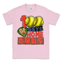 Bubblegum Pink 100 days of home runs softball Classic Tee - CowGirlArtShop