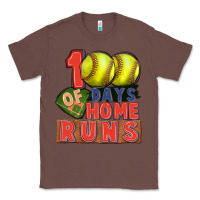 Chestnut 100 days of home runs softball Classic Tee - CowGirlArtShop