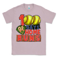 Lilac 100 days of home runs softball Classic Tee - CowGirlArtShop