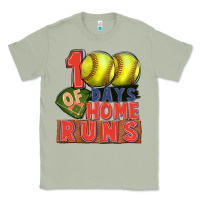 100 Days Of Home Runs Softball Classic Tee | Teevron