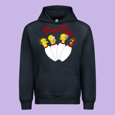 Pin Pals The Simpsons Urban Hoodie Designed By Artisfamous