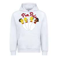 White pin pals The Simpsons Urban Hoodie - artisFamous