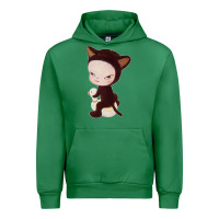 Emerald Yoshitomo Nara Cute Cat Urban Hoodie - artisFamous