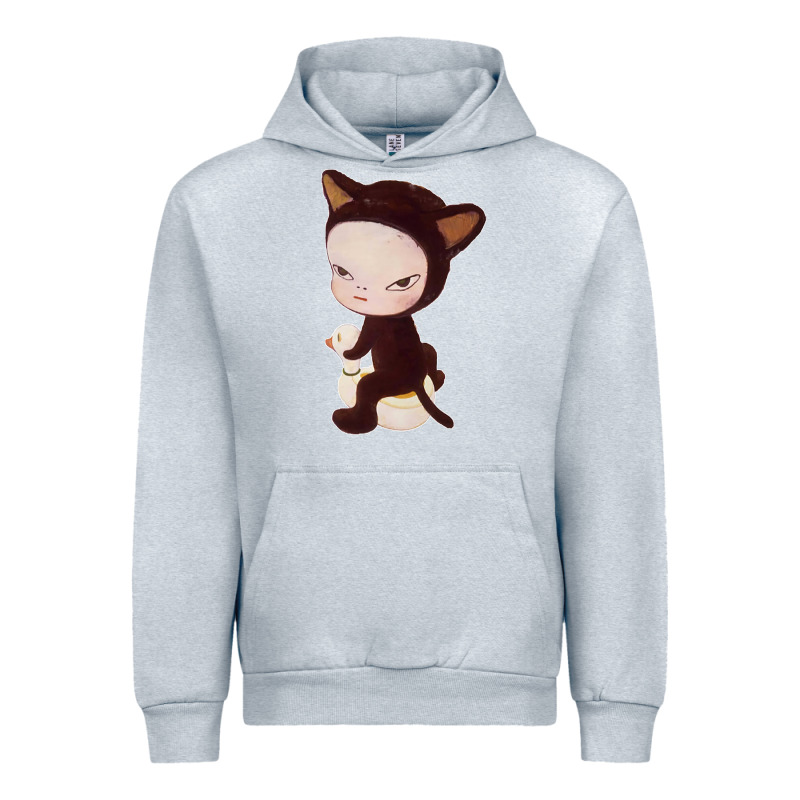 Yoshitomo Nara Cute Cat Urban Hoodie by artisFamous | Teevron