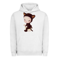 Pigment Lunar Rock Yoshitomo Nara Cute Cat Urban Hoodie - artisFamous