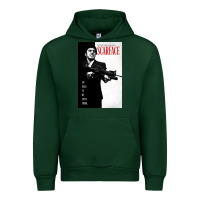Forest Green scarfaces Urban Hoodie - artisFamous