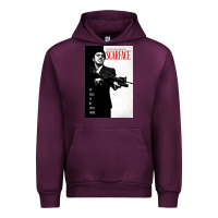 Mauve Wine scarfaces Urban Hoodie - artisFamous