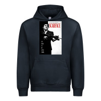 Navy scarfaces Urban Hoodie - artisFamous
