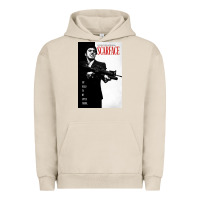 Pigment French Oak scarfaces Urban Hoodie - artisFamous