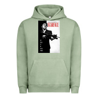 Pigment Oil Green scarfaces Urban Hoodie - artisFamous