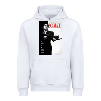 White scarfaces Urban Hoodie - artisFamous