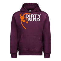 Mauve Wine dirty bird Urban Hoodie - artisFamous