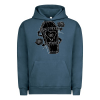 Pigment Midnight Navy alkaline trio Urban Hoodie - artisFamous