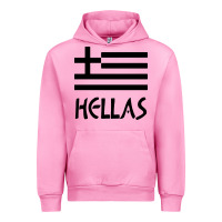 Fuchsia Pink greece hellas Urban Hoodie - artisFamous