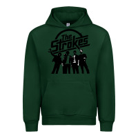 Forest Green Black Man Urban Hoodie - artisFamous