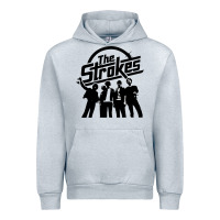 Heather Grey Black Man Urban Hoodie - artisFamous