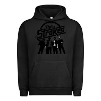 Pigment Black Black Man Urban Hoodie - artisFamous