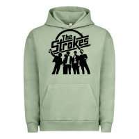 Pigment Oil Green Black Man Urban Hoodie - artisFamous